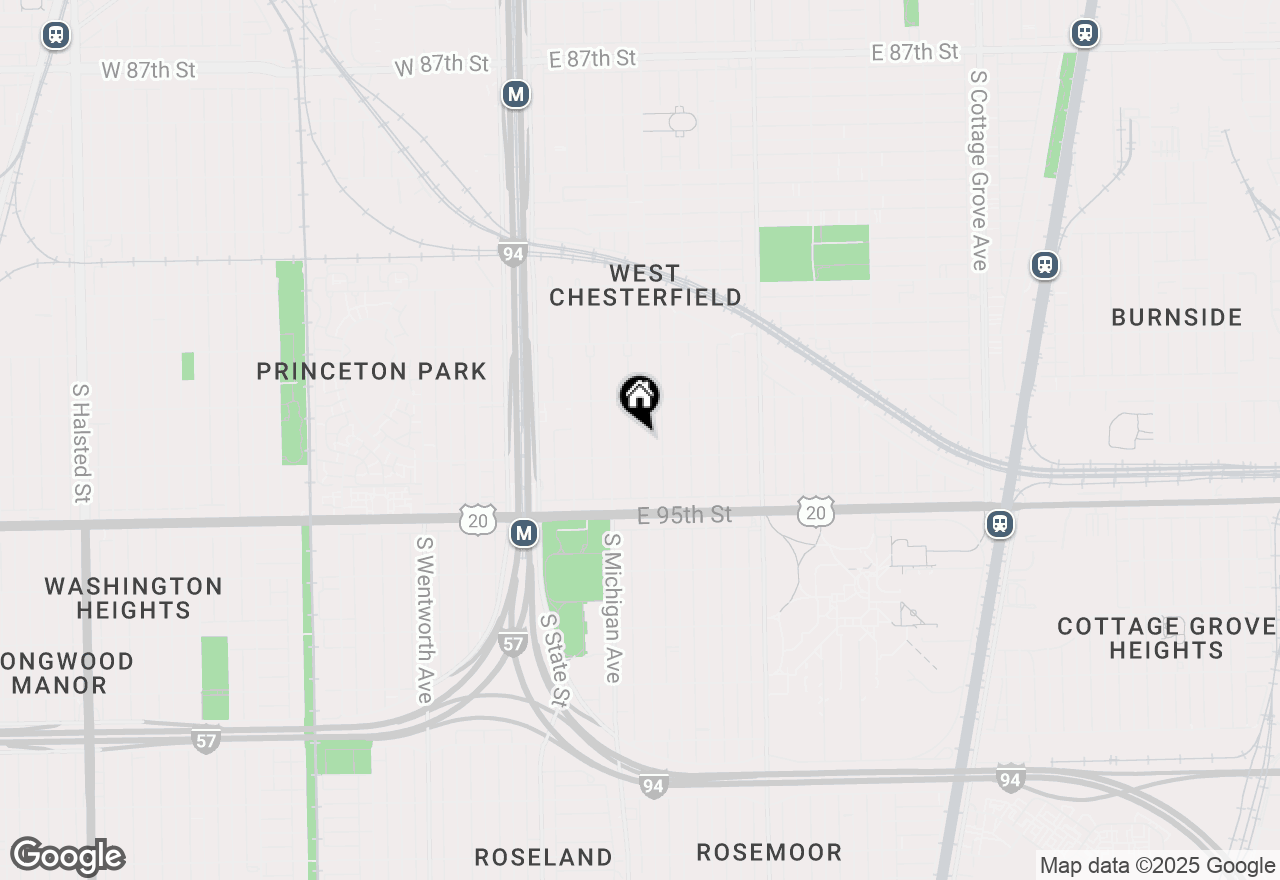 Map of 9342 S Indiana Avenue, Chicago, IL 60619