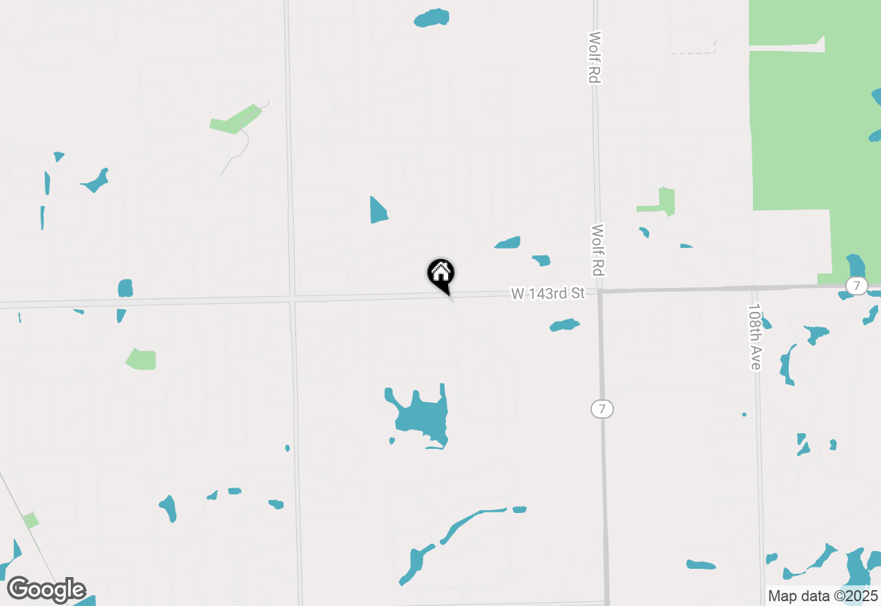 Map of 11610 Glenview Drive, Orland Park, IL 60467