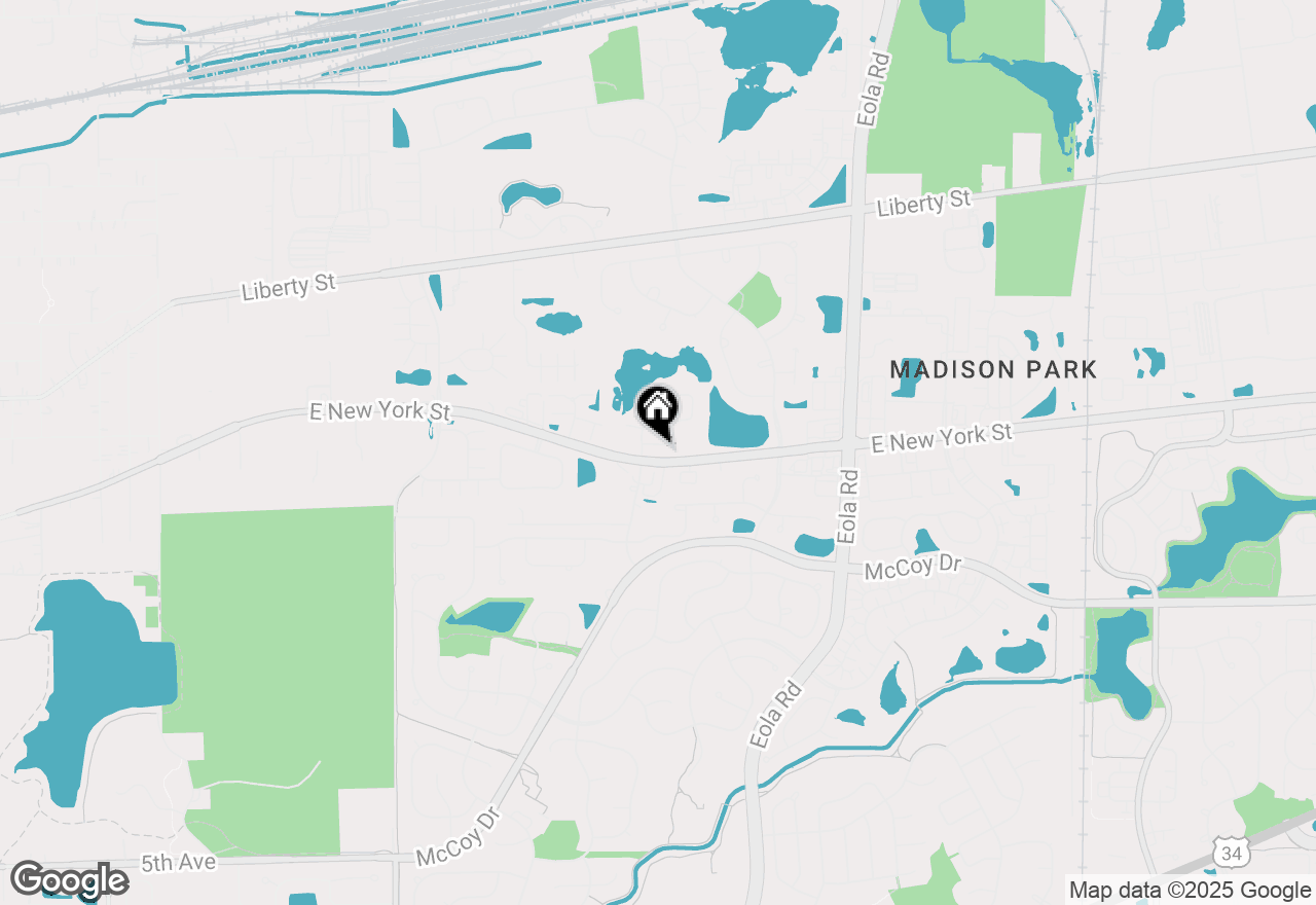 Map of 486 Vaughn Circle, Aurora, IL 60502