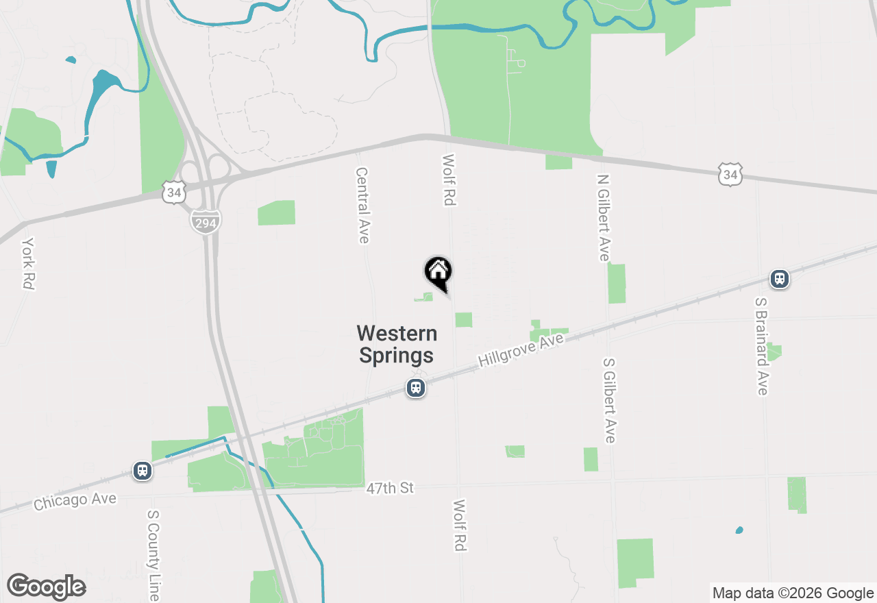 Map of 4209 Lawn Avenue, Western Springs, IL 60558