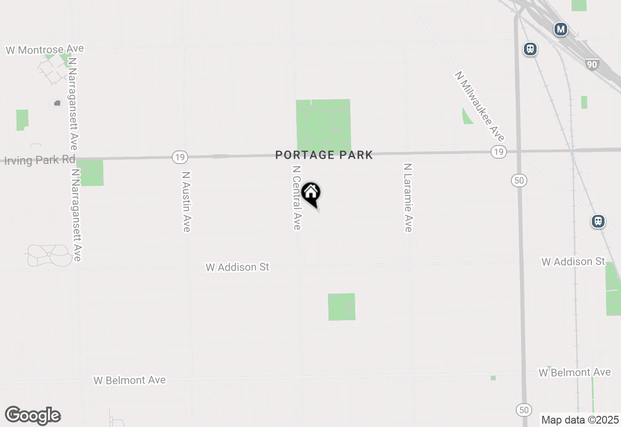 Map of 5531 W Grace Street, Chicago, IL 60641