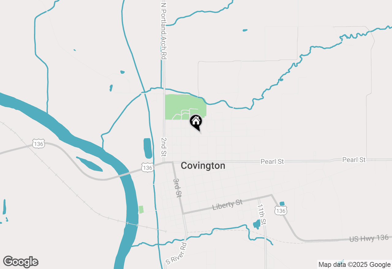 Map of 515 Railroad Street, Covington, IN 47932