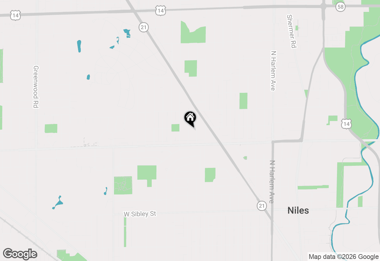 Map of 8049 N Overhill Avenue, Niles, IL 60714