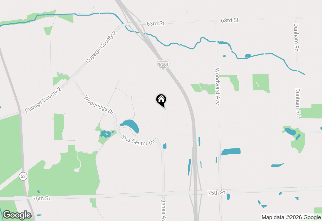 Map of 2439 Brunswick Circle #C, Woodridge, IL 60517