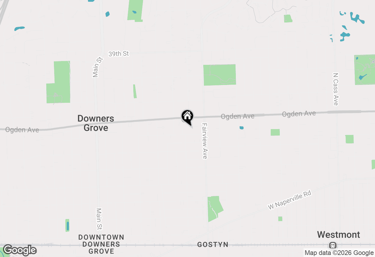 Map of 503 Lake Avenue, Downers Grove, IL 60515