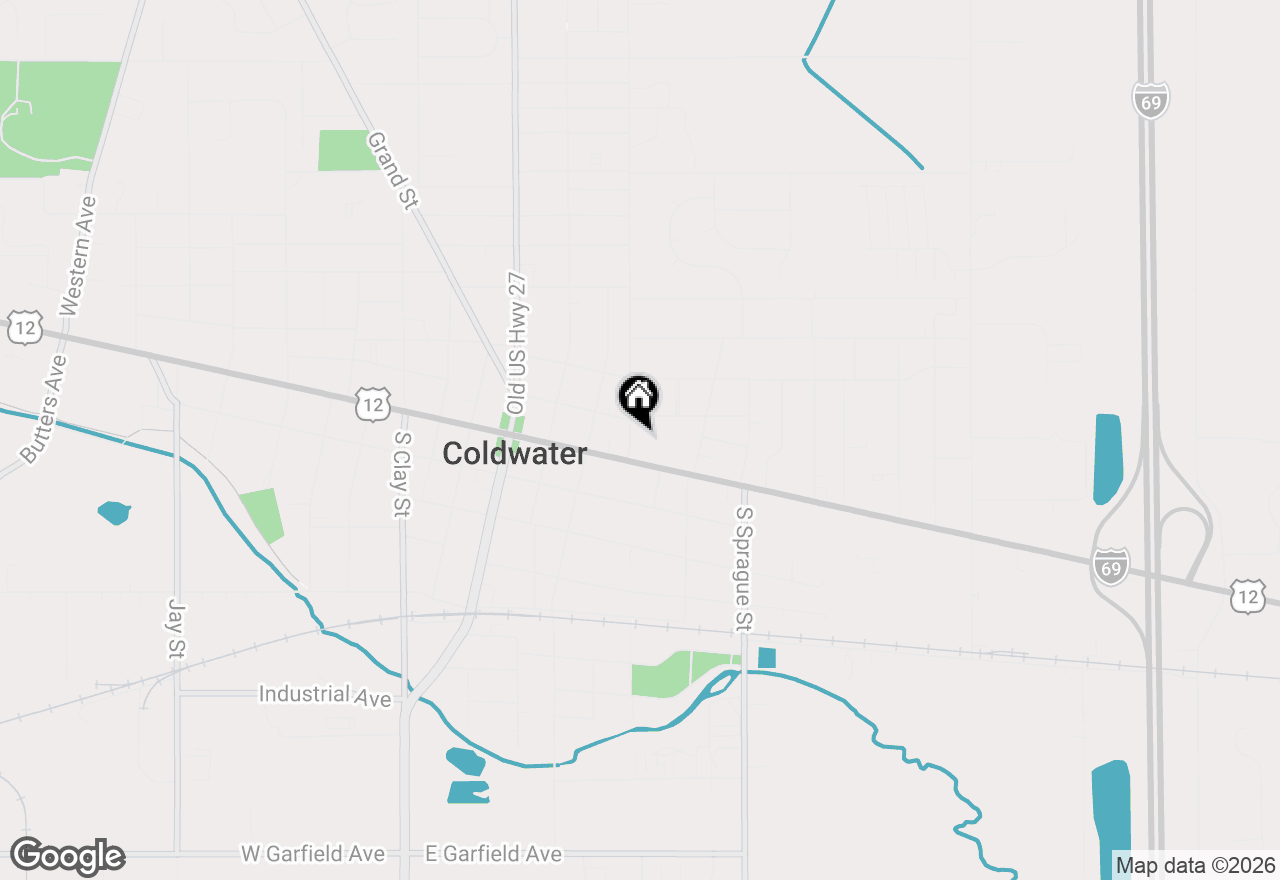 Map of 22 Morse Street, Coldwater, MI 49036