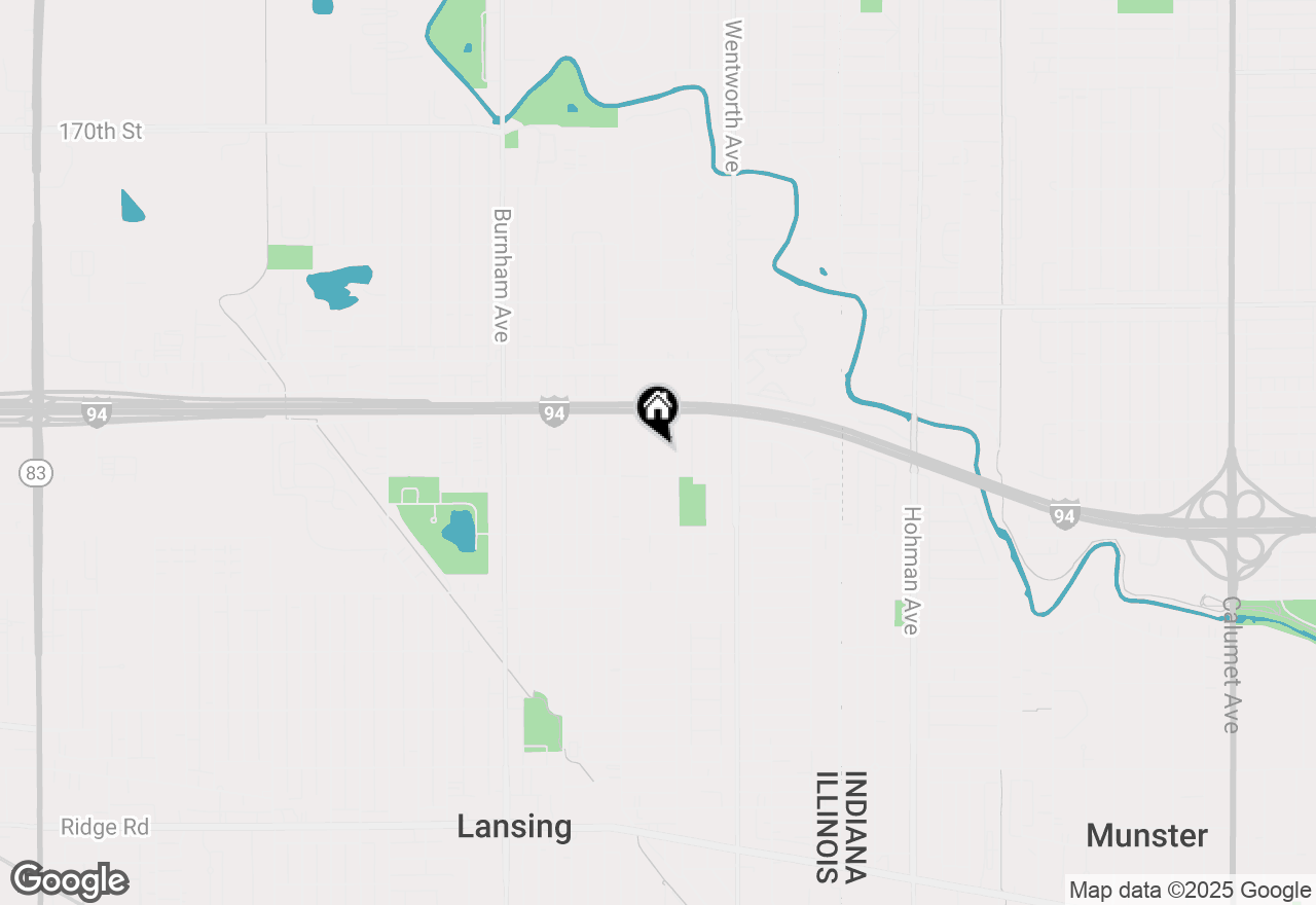 Map of 17537 Wright Street, Lansing, IL 60438