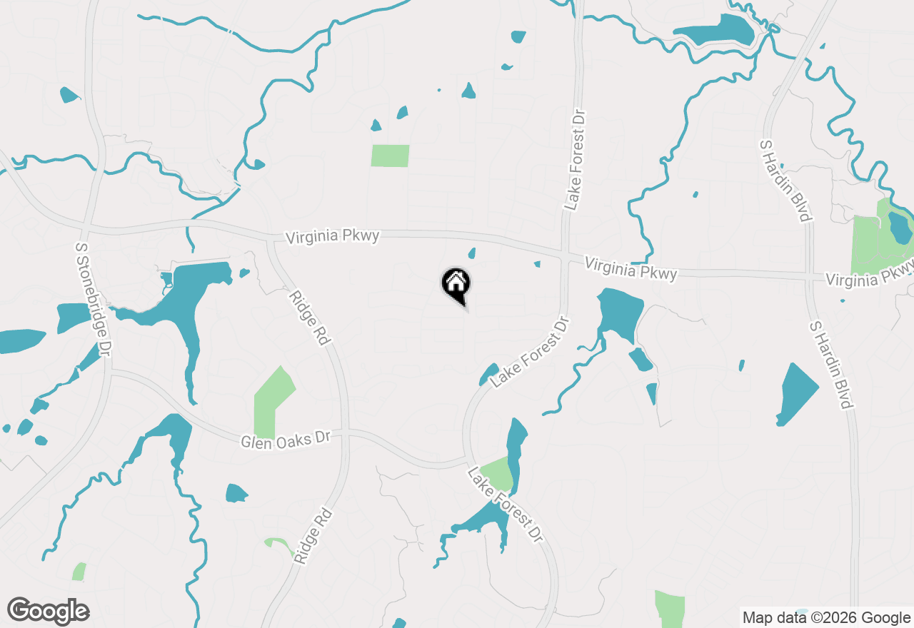 Map of 5204 Sandstone Lane, Mckinney, TX 75072