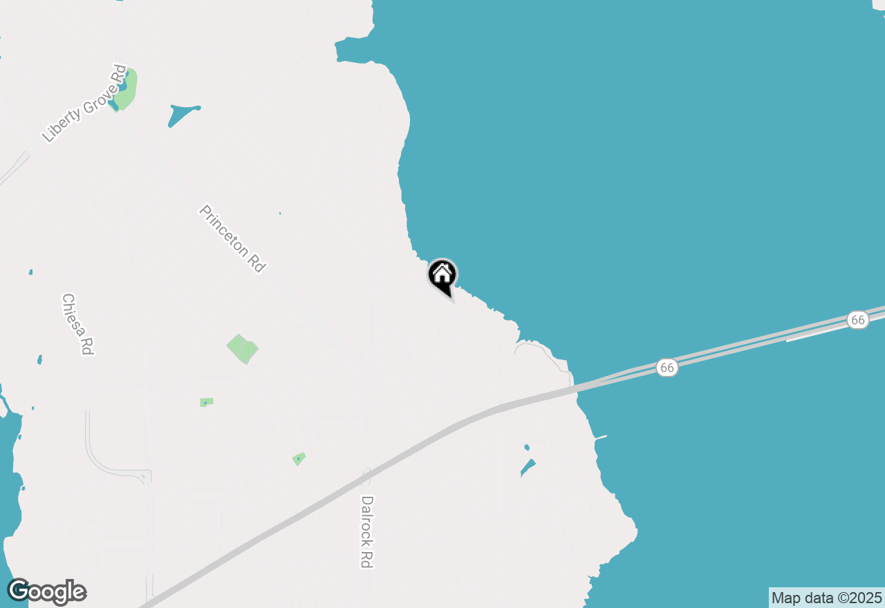 Map of 7517 Waterwood Drive, Rowlett, TX 75089