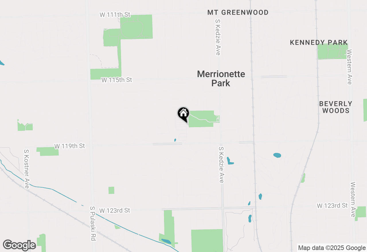 Map of 11750 S Homan Avenue, Merrionette Park, IL 60803