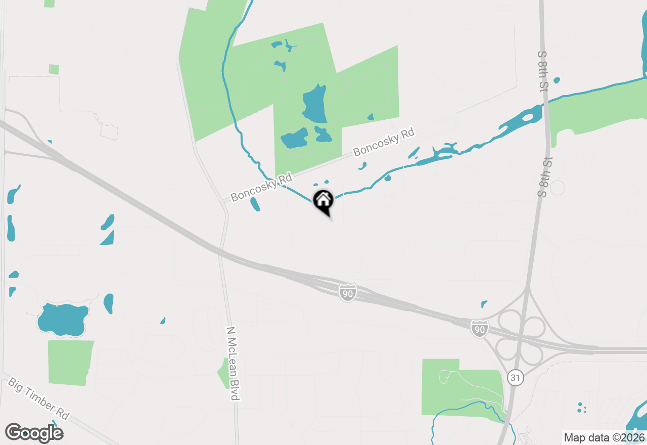 Map of 14N755 Covered Bridge Road, Dundee, IL 60118