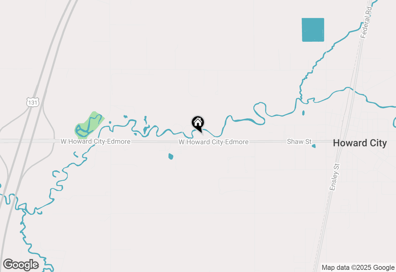 Map of 20370 W Howard City Edmore Road, Howard City, MI 49329