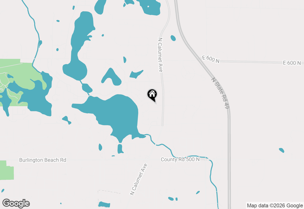 Map of 2002 Woodmere Circle, Valparaiso, IN 46383