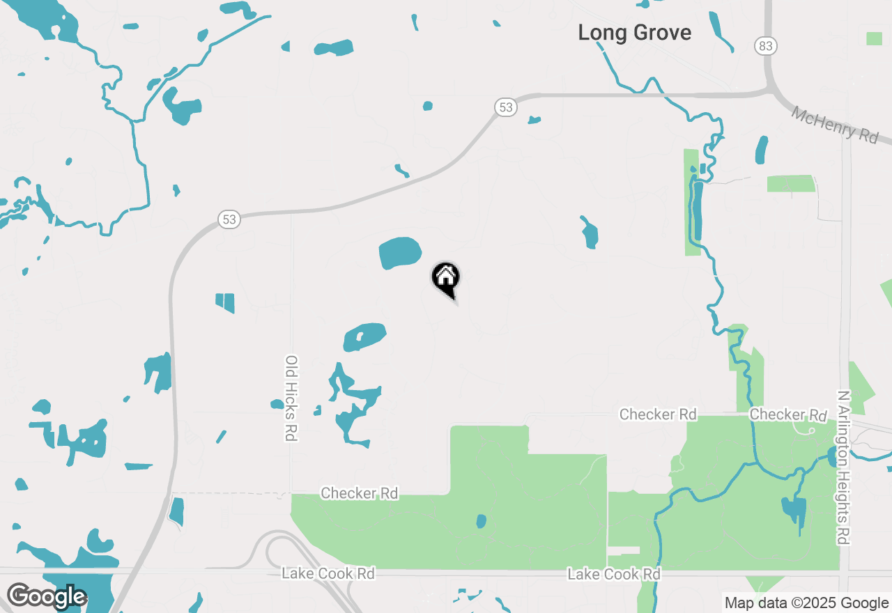 Map of 2568 Union Court, Long Grove, IL 60047