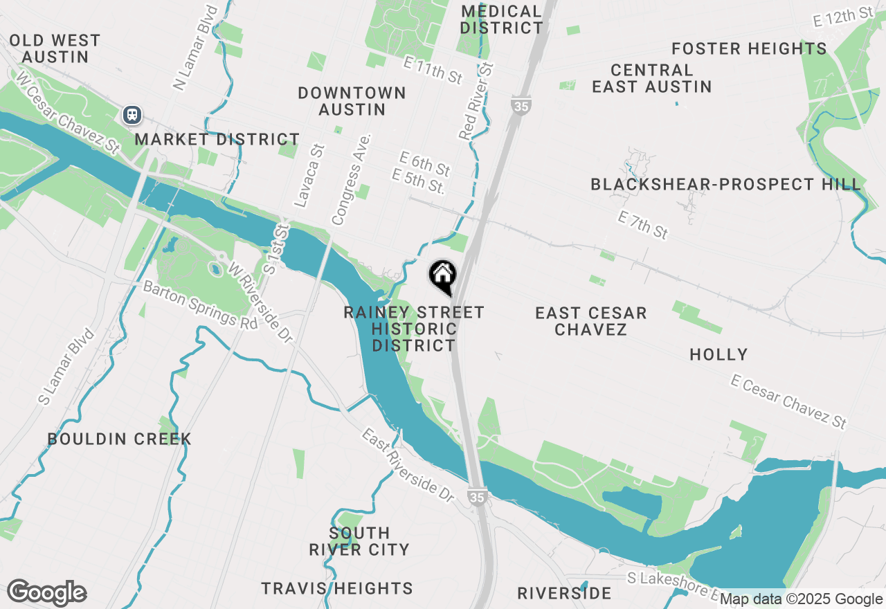 Map of 84 East Ave #2506, Austin, TX 78701