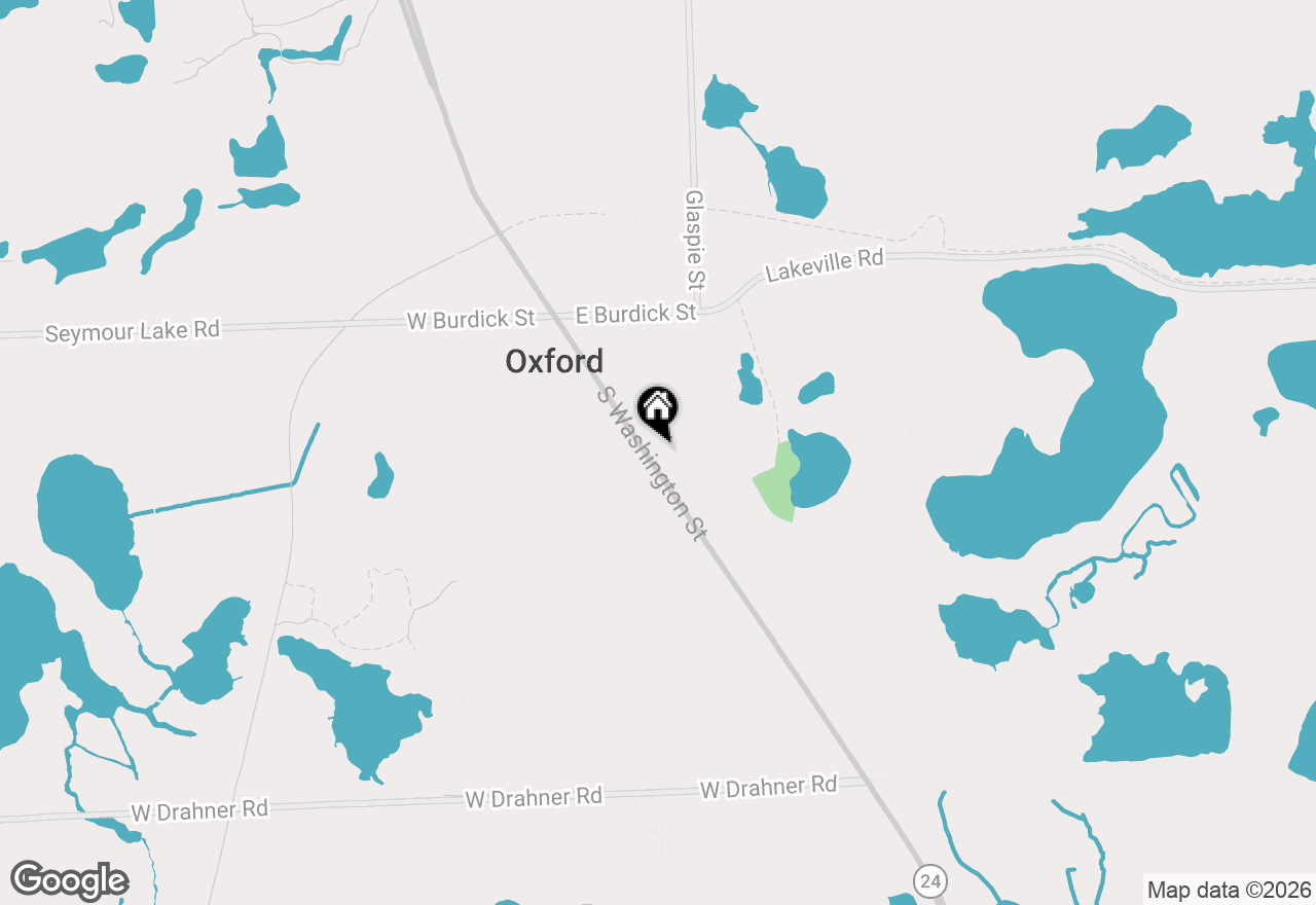 Map of 110 S Washington Street, Oxford, MI 48371