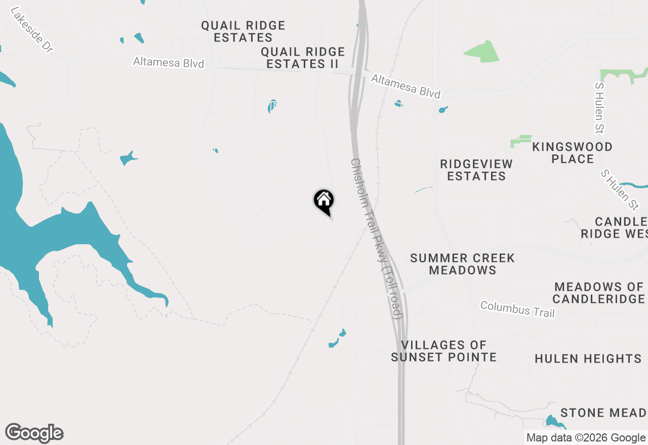 Map of 6019 Carmona Trail, Fort Worth, TX 76123