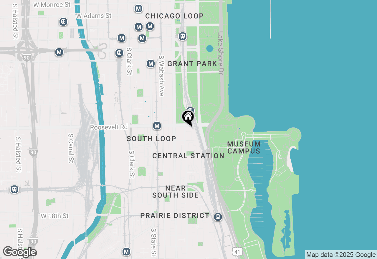 Map of 1201 S Prairie Avenue #403, Chicago, IL 60605