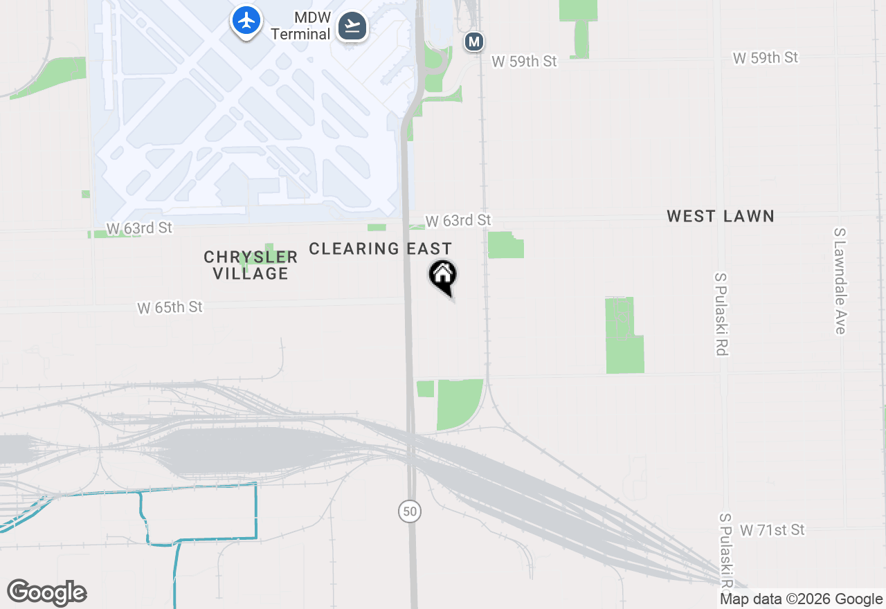 Map of 6502 S Kilpatrick Avenue #1, Chicago, IL 60629