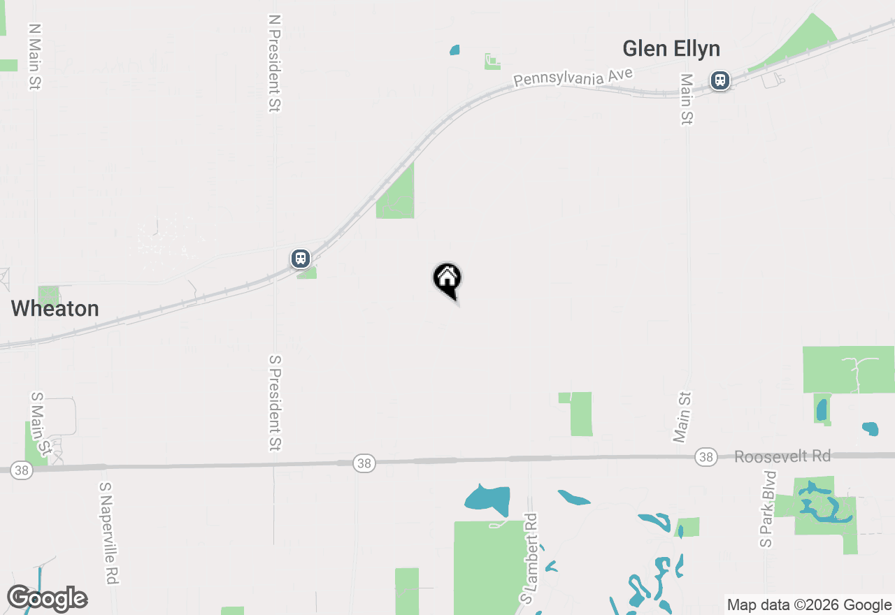 Map of 110 S Lorraine Road, Wheaton, IL 60187