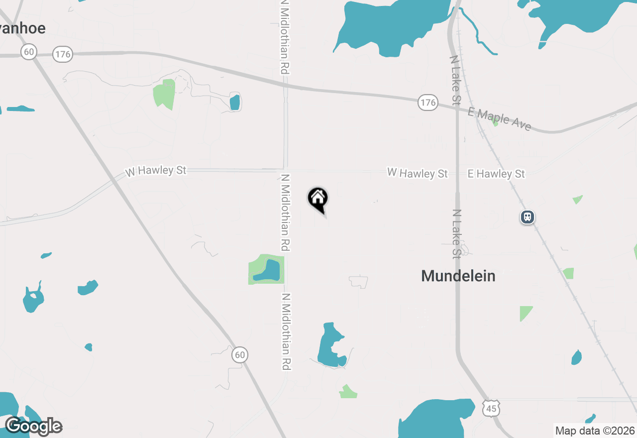 Map of 219 N Ridgemoor Avenue, Mundelein, IL 60060