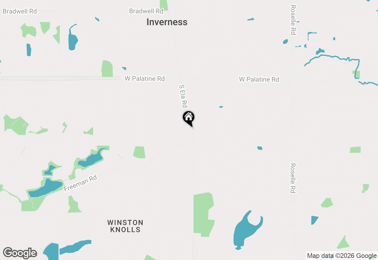 Map of 383 Country Oak Lane, Inverness, IL 60067