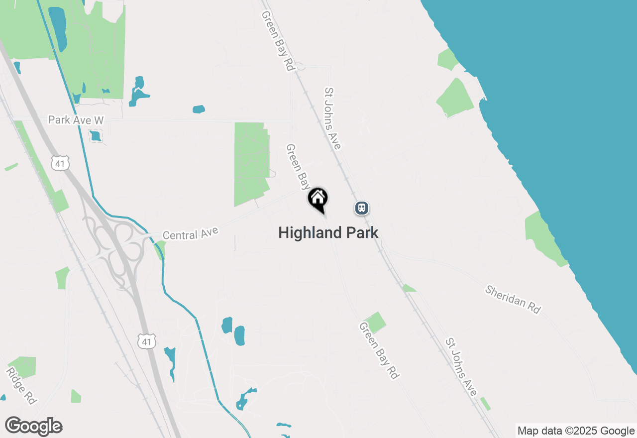 Map of 1688 Green Bay Road #204, Highland Park, IL 60035