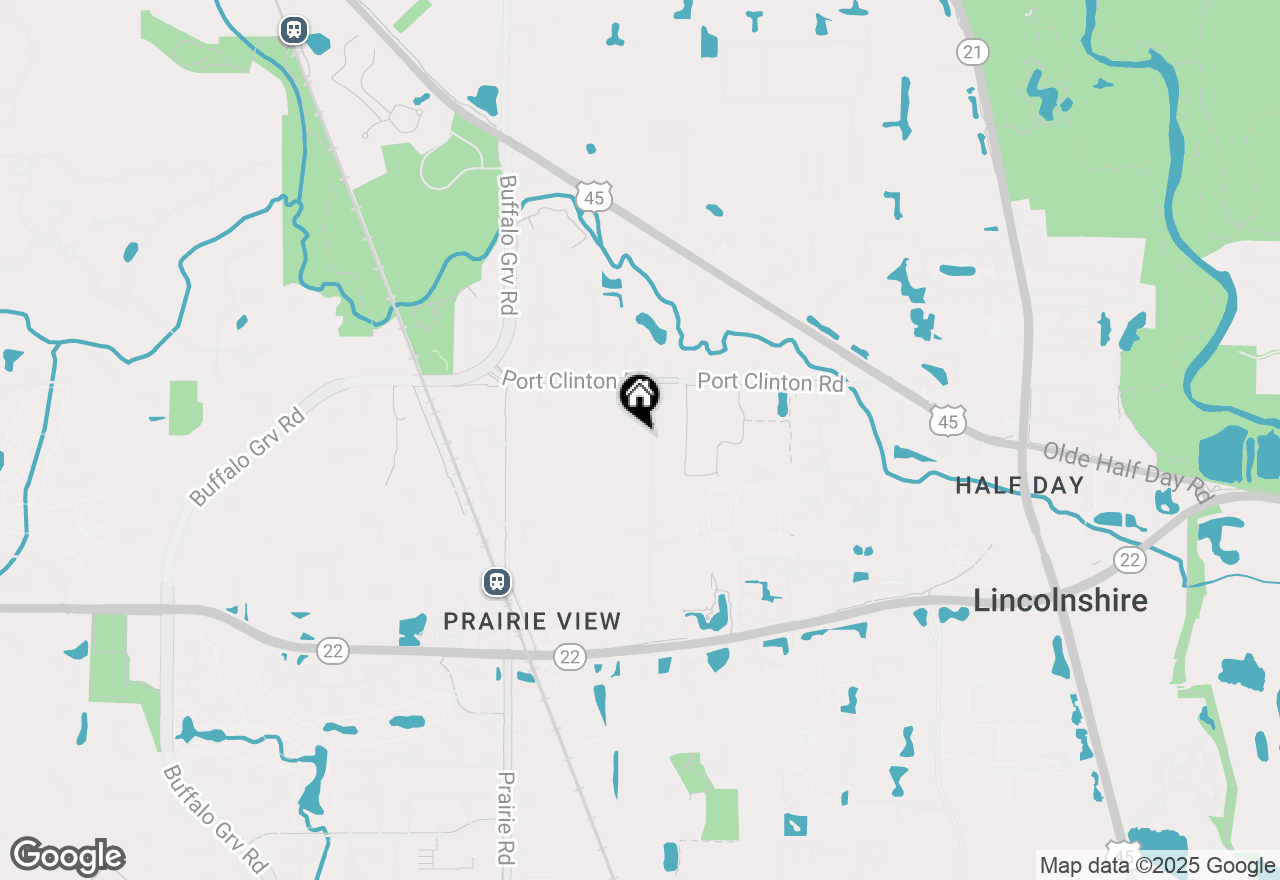 Map of 23362 N Apple Hill Lane, Lincolnshire, IL 60069