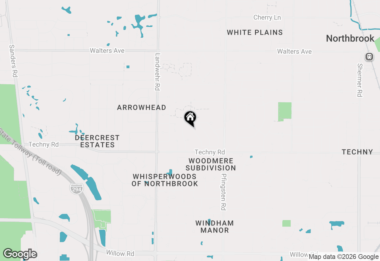Map of 1832 Smith Road, Northbrook, IL 60062
