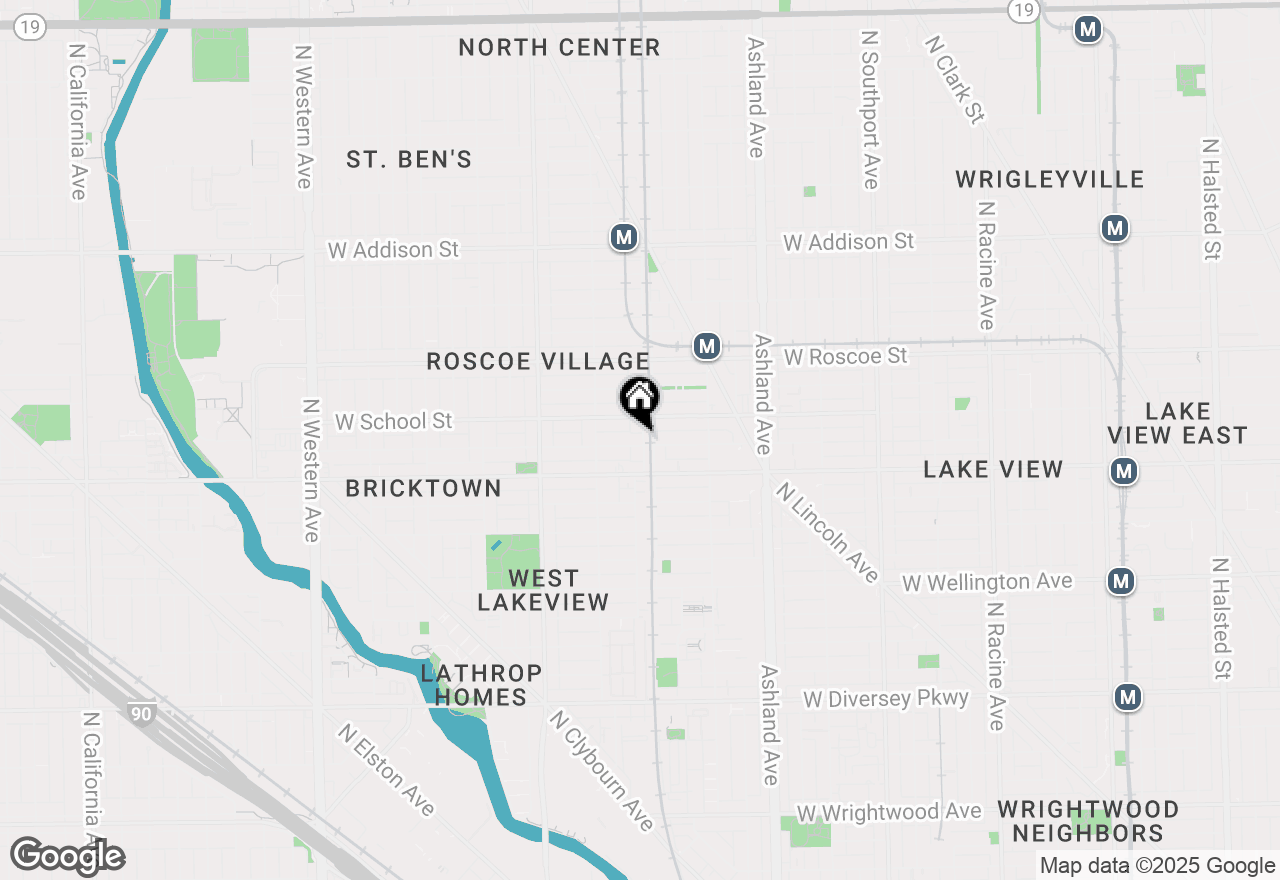Map of 1800 W Melrose Street, Chicago, IL 60657