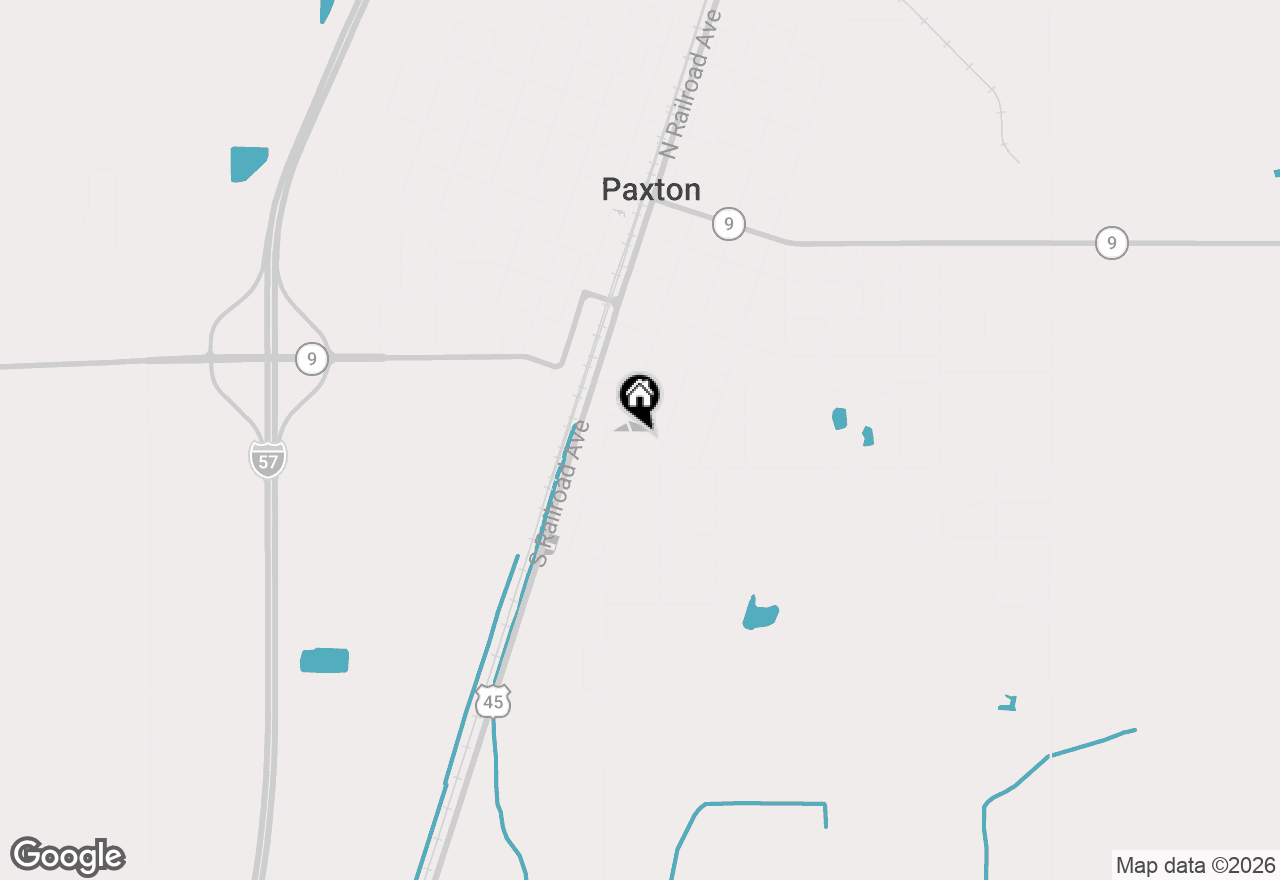 Map of 356 E Fulton Street, Paxton, IL 60957
