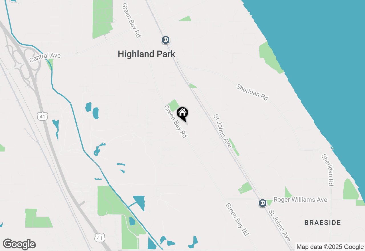 Map of 1158 Glencoe Avenue, Highland Park, IL 60035