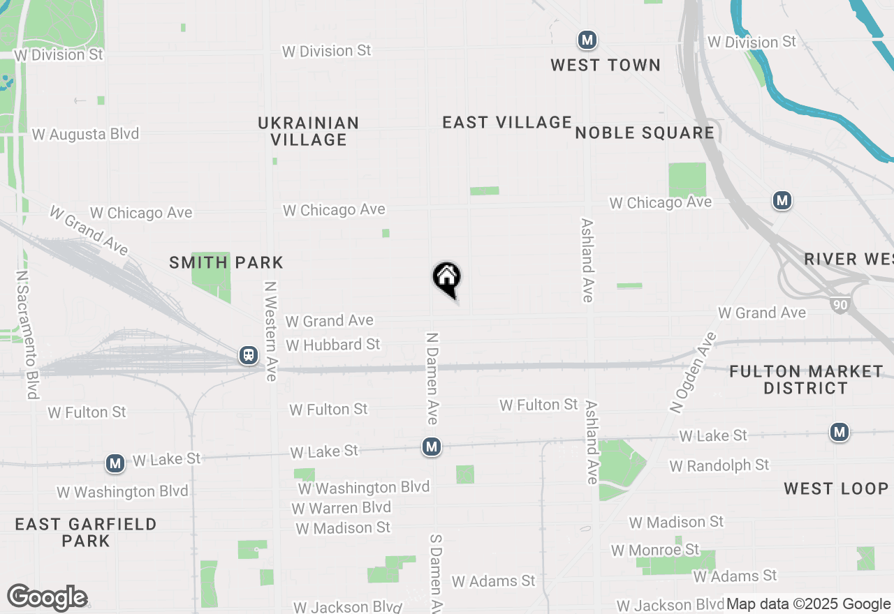 Map of 1937 W Race Avenue #1, Chicago, IL 60622