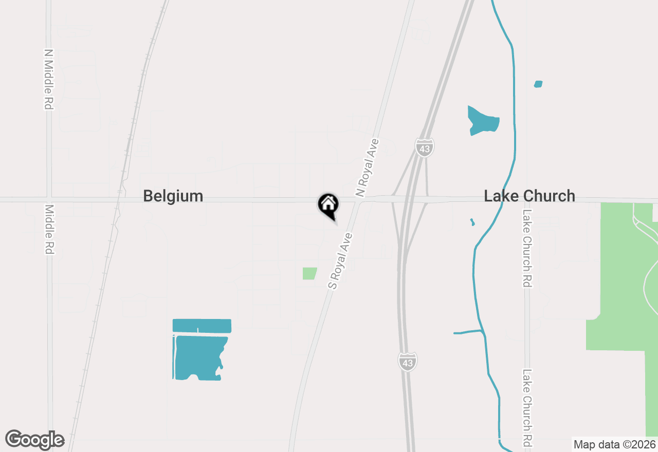 Map of 158 Spring St, Belgium, WI 53004