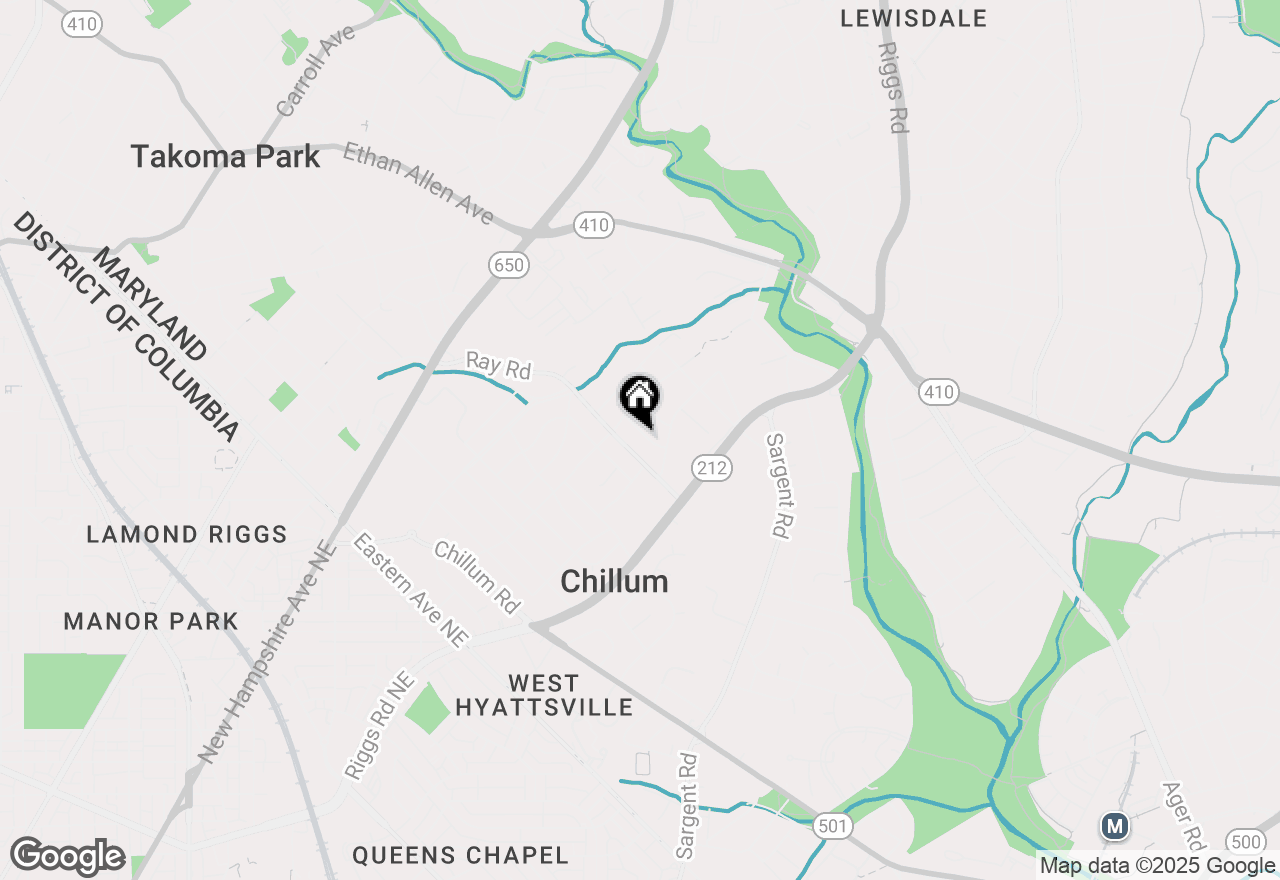 Map of 909 Linwood Street, Hyattsville, MD 20783