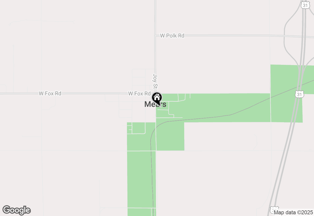 Map of 1856 N 56th Avenue, Mears, MI 49436