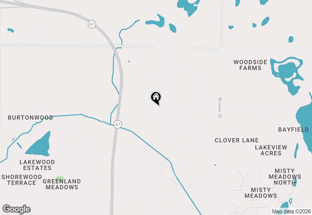 Map of 1252 Wild Rye Ln, Oconomowoc, WI 53066