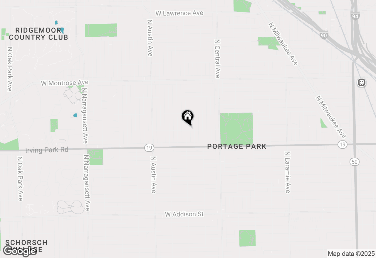 Map of (Address confidential), Chicago, Illinois 60634