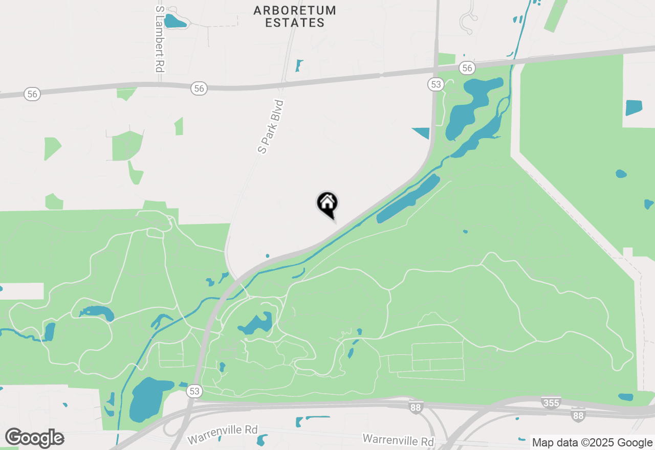 Map of 22W425 Arbor Lane, Glen Ellyn, IL 60137