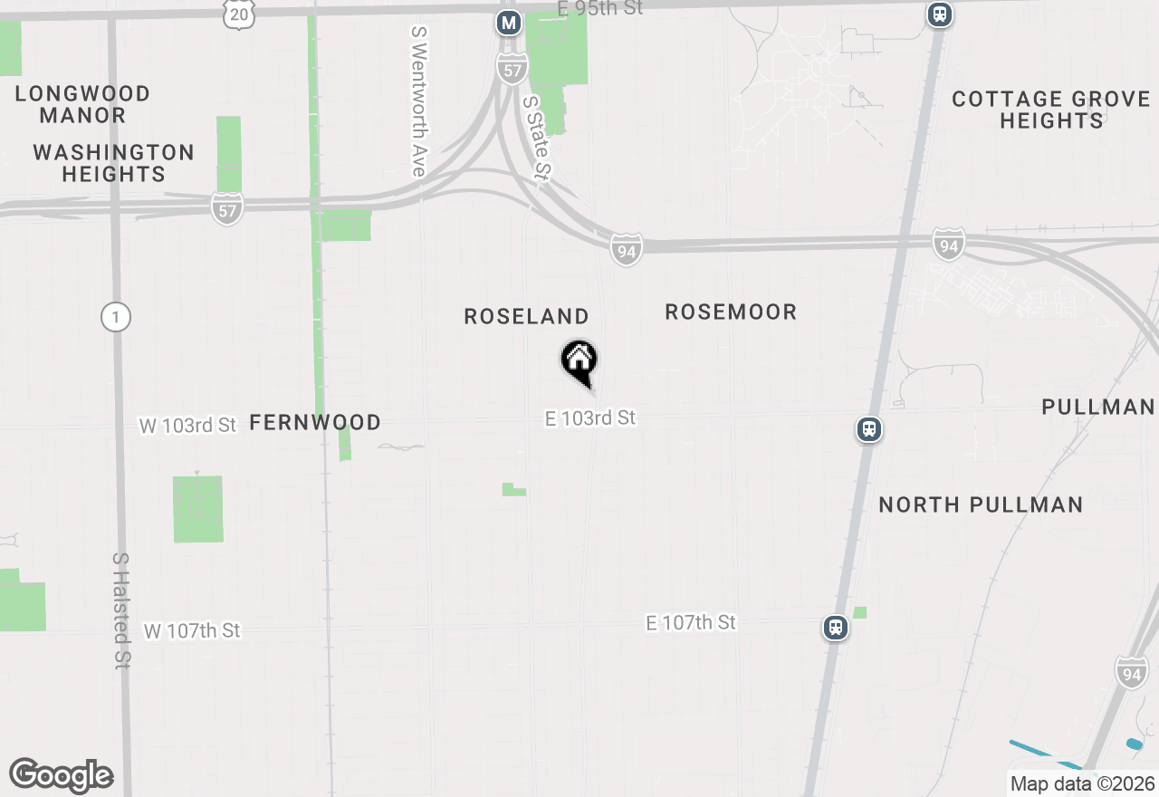 Map of 65 E 102nd Place, Chicago, IL 60628