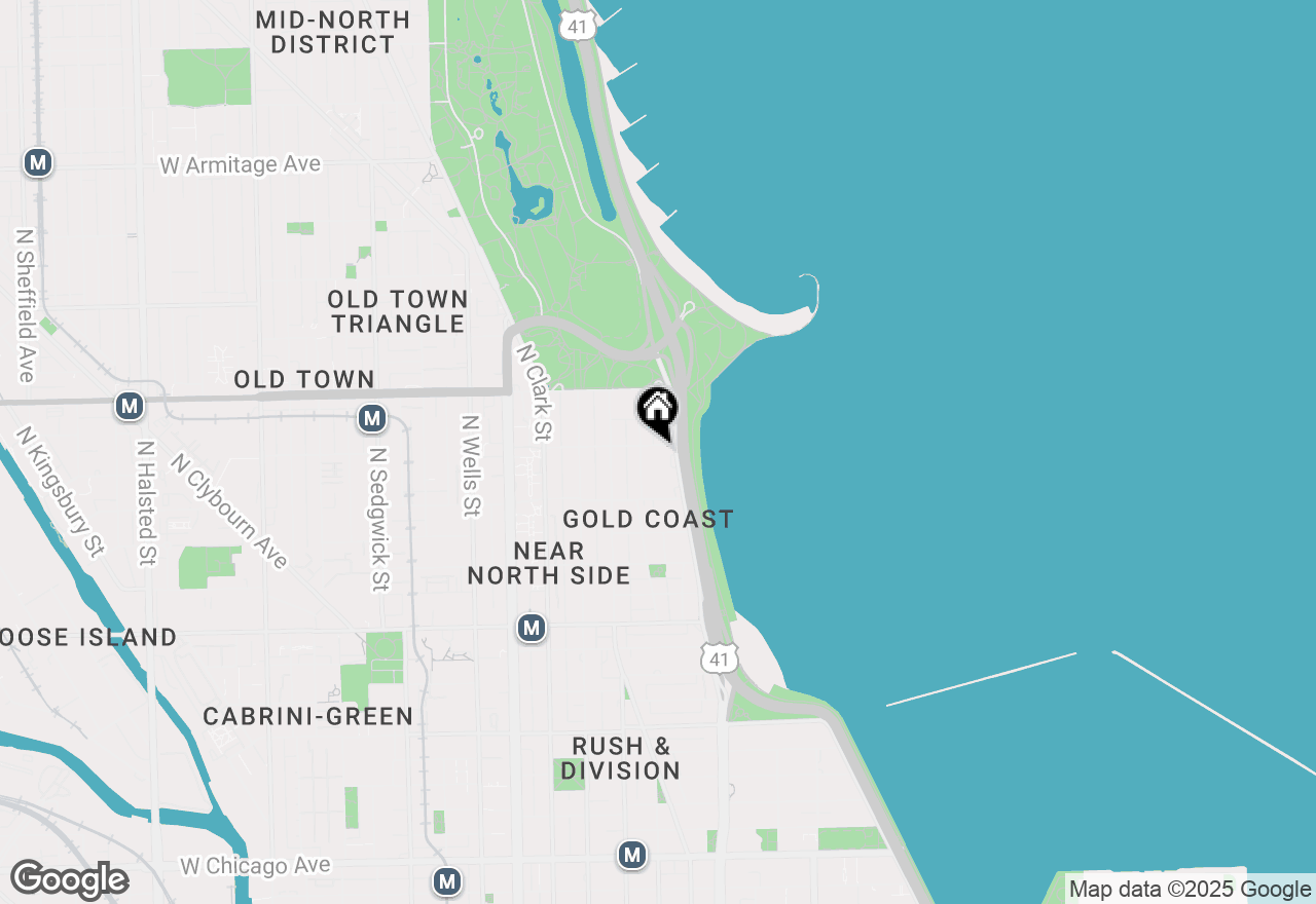 Map of 1448 N Lake Shore Drive #9A, Chicago, IL 60611