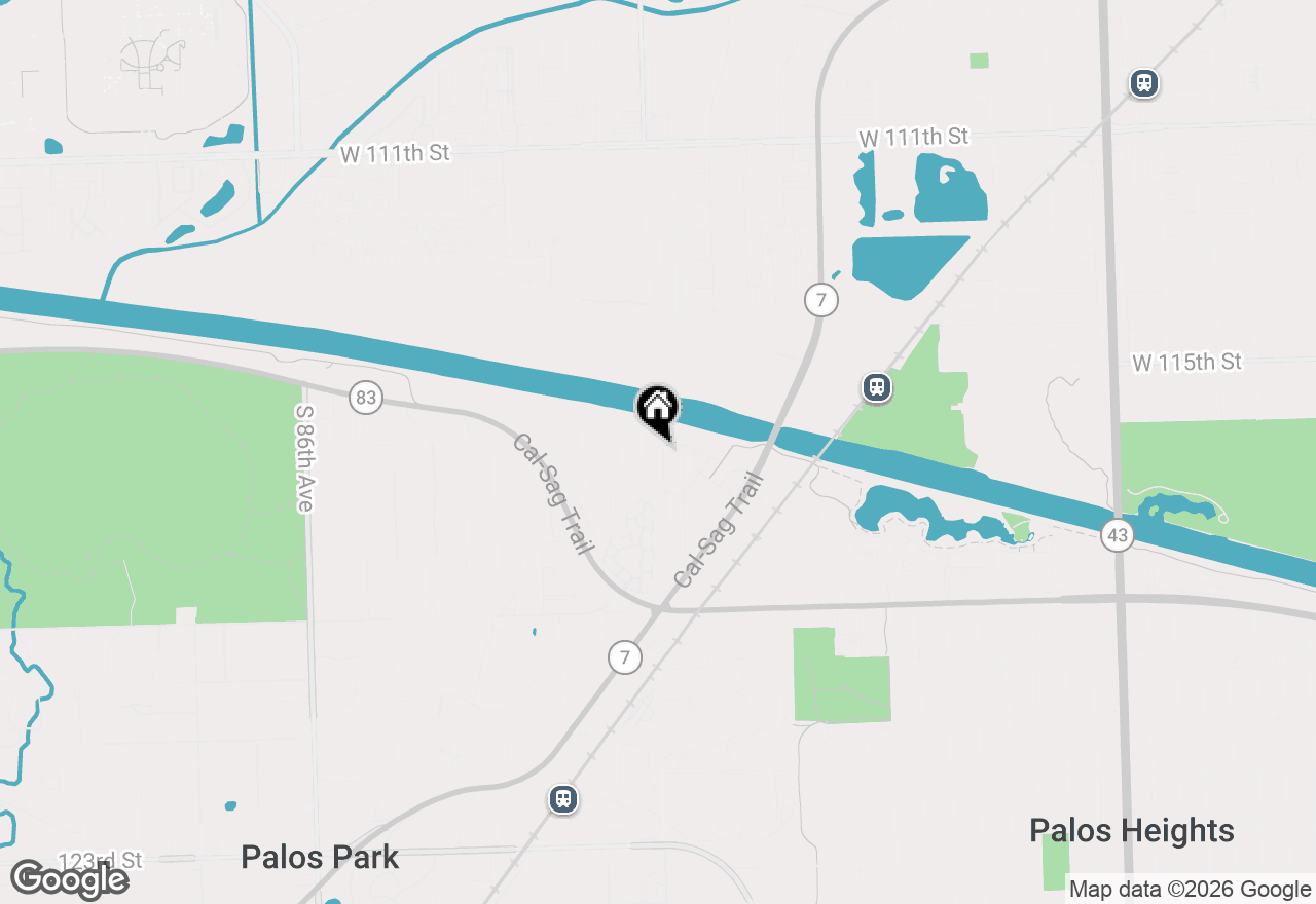 Map of 11720 Seagull Lane, Palos Heights, IL 60463