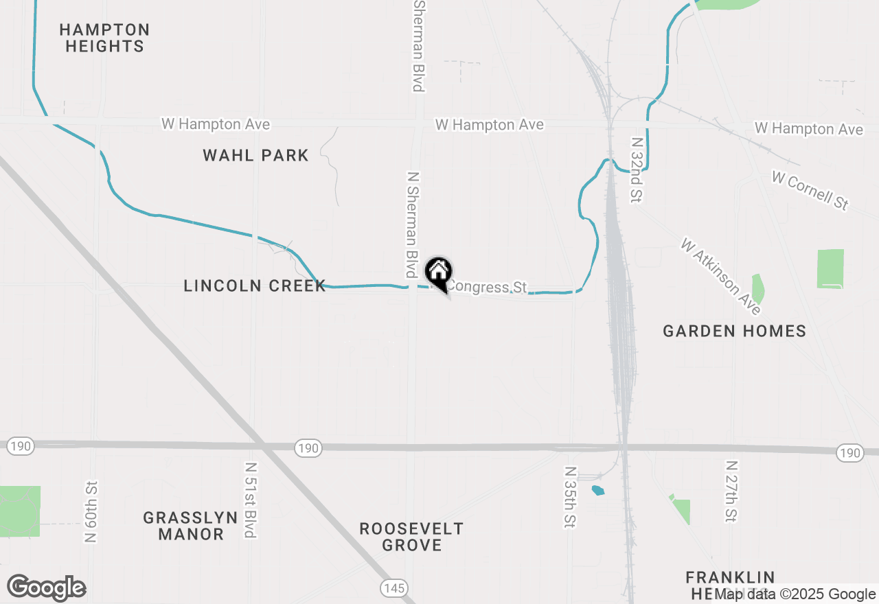 Map of 4355 N 42nd St, Milwaukee, WI 53216