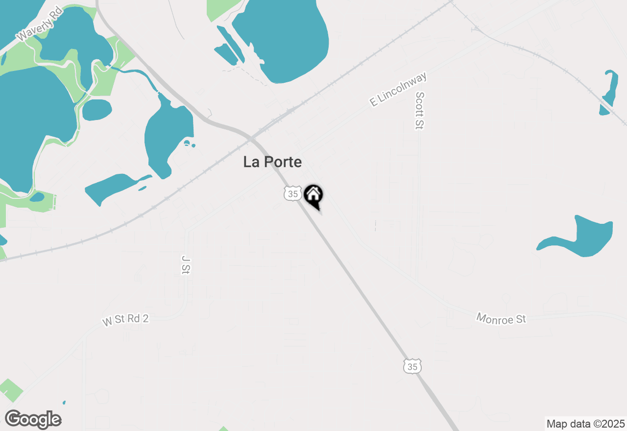 Map of 1025 Indiana Avenue, La Porte, IN 46350