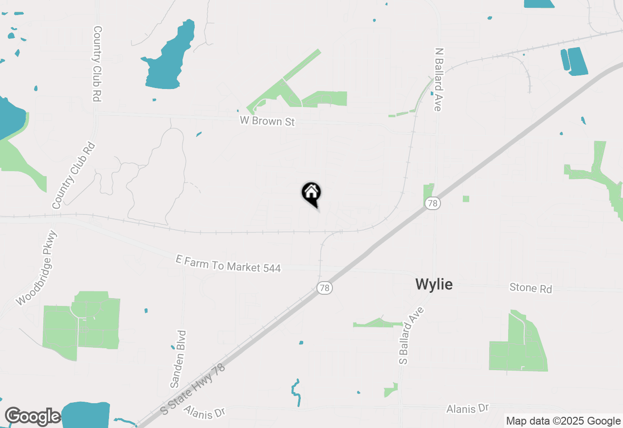 Map of 314 Stephanie Street, Wylie, TX 75098