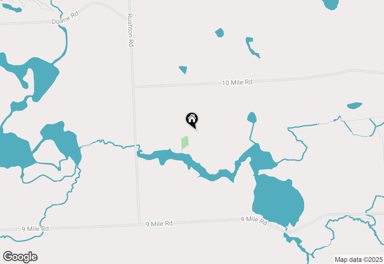 Map of 10327 Mendota Drive, South Lyon, MI 48178