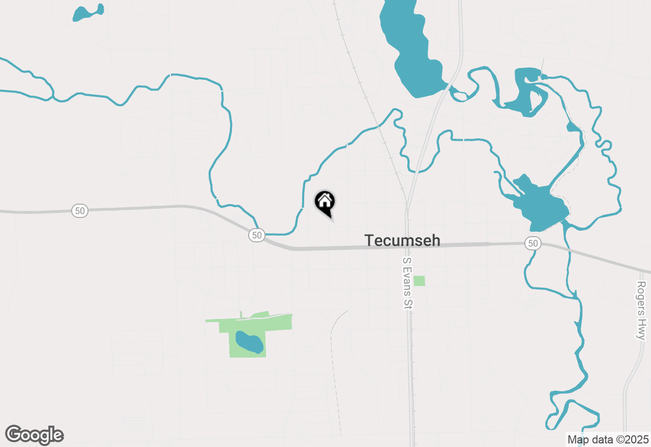 Map of 501 W Logan Street, Tecumseh, MI 49286