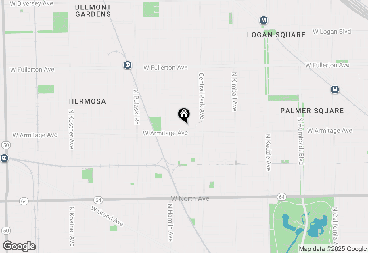 Map of 3707 W Mclean Avenue #3, Chicago, IL 60647