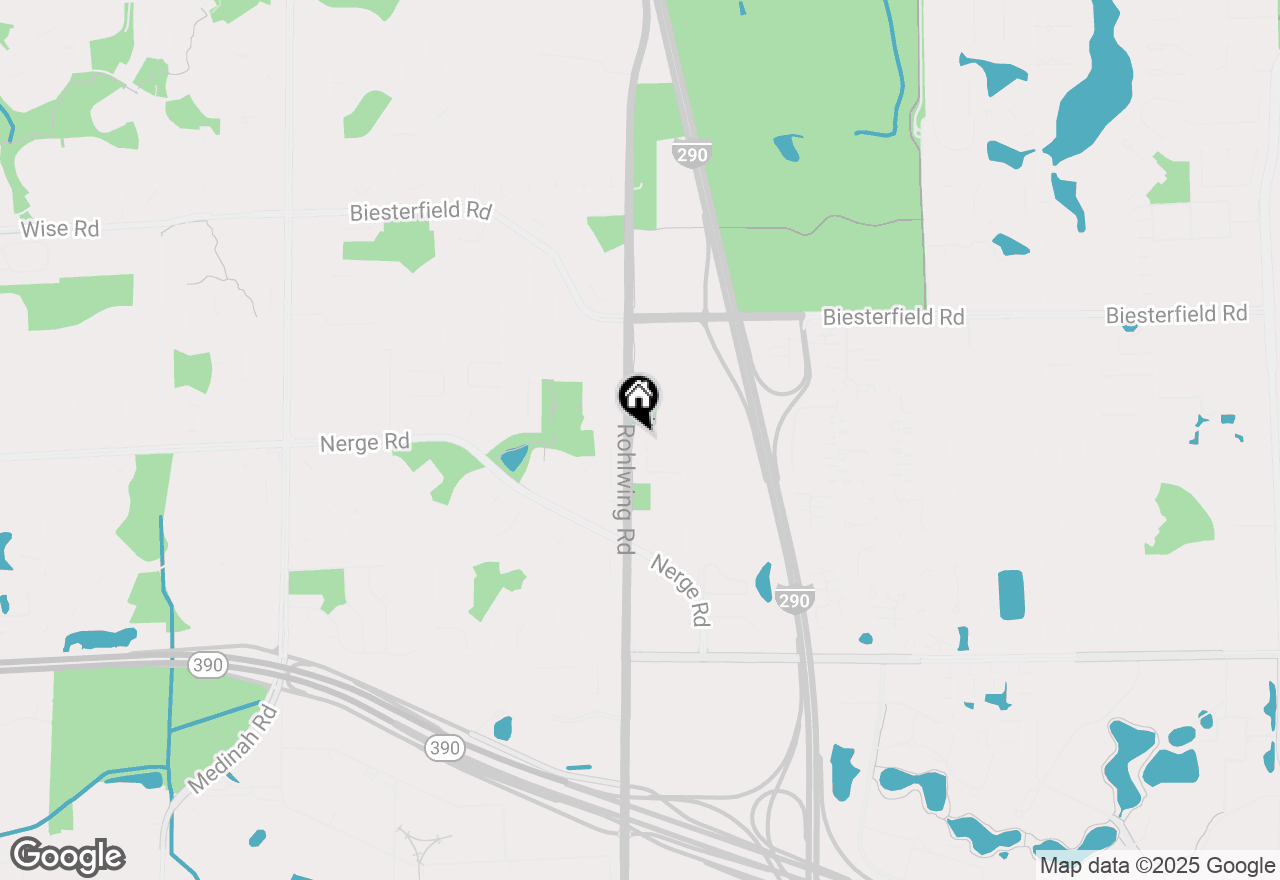 Map of 1064 Huntington Court, Elk Grove Village, IL 60007