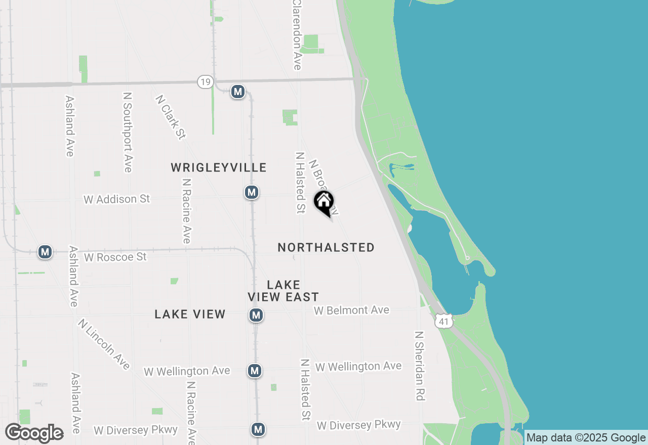 Map of 710 W Cornelia Avenue #1, Chicago, IL 60657